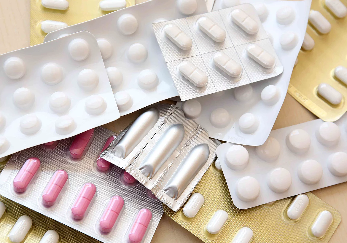 Frühere Medikamente eines Patienten Gasteiner Heilstollen