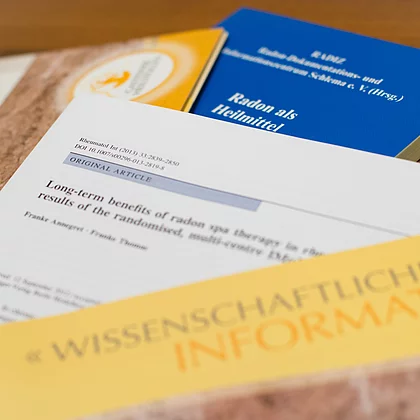 Wissenschaftliche Informationen Gasteiner Heilstollen.
