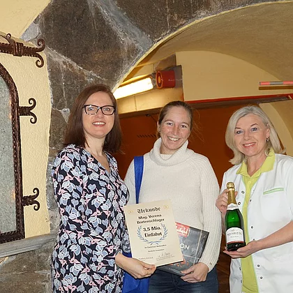 Bortenschlager Verena 3,5 Mio Einfahrt Heilstollen