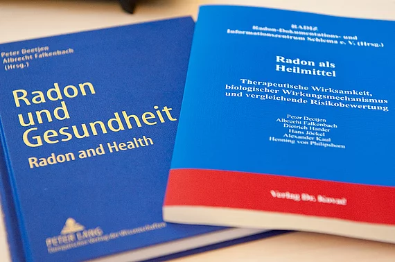 Radonbücher Gasteiner Heilstollen.