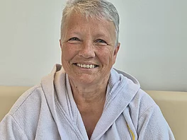 Patientin Gasteiner Heilstollen mit Fibromyalgie