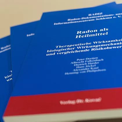 Radon als Heilmittel Buch Gasteiner Heilstollen.