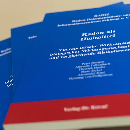 Radon als Heilmittel Buch Gasteiner Heilstollen.