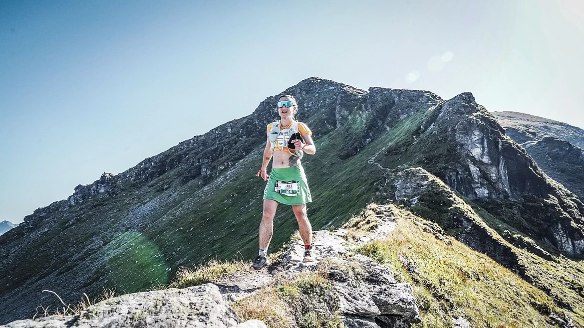 Ärztin Julia aus dem Heilstollen beim Adidas Run Gastein.