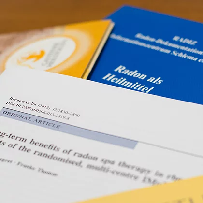 Wissenschaftliche Informationen Gasteiner Heilstollen.