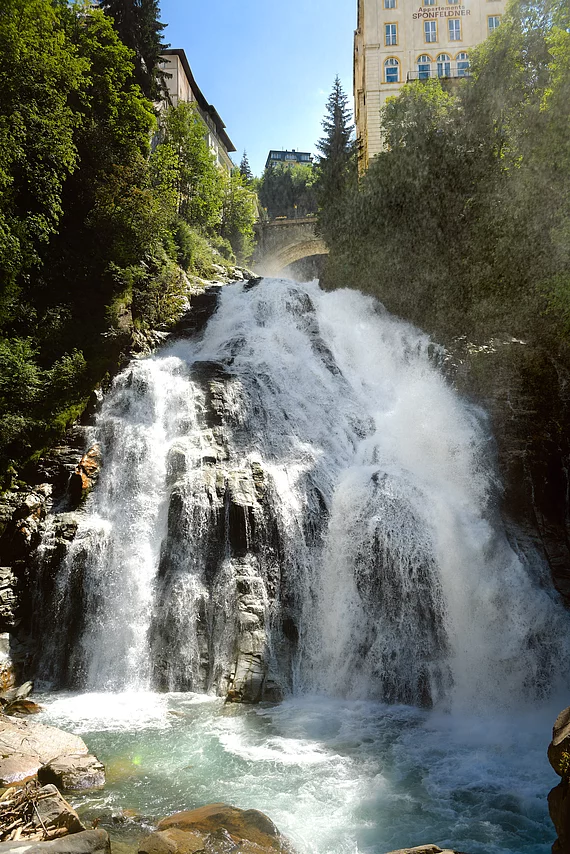 Wasserfall Bad Gastein im Sommer
