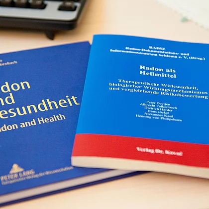 Radonbücher Gasteiner Heilstollen.